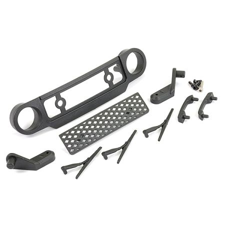 FTX Outback Geo 4X4 Moulded Grill/Handles/Wipers/Front Mount (FTX9932B)