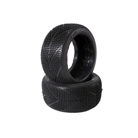 Hot Race 1/8 Buggy Tyres Vesuvio White - Pr (HR001-0661)