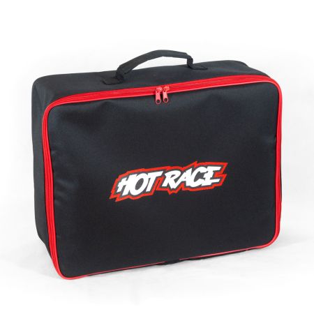 Hot Race Storage & Tyre Bag Black With Red Zip (HR009-0035)