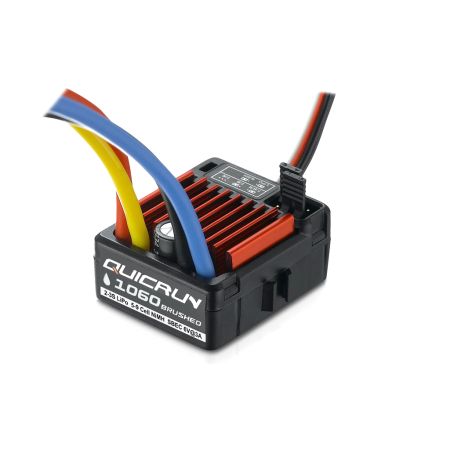 Hobbywing QUICRUN WP1060 Brushed Sbec Waterproof Electronic Speed Controller (T-Plug) (HW30120060028) Hobbywing QUICRUN WP1060 Brushed Sbec Waterproof Electronic Speed Controller (T-Plug) (HW30120060028)