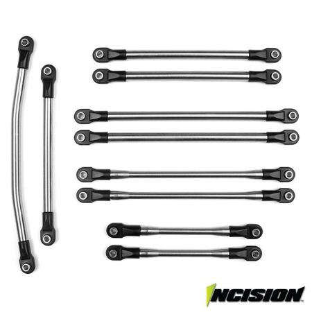 Vanquish Incision SCX10-II 12.3" Stainless Links (IRC00070)