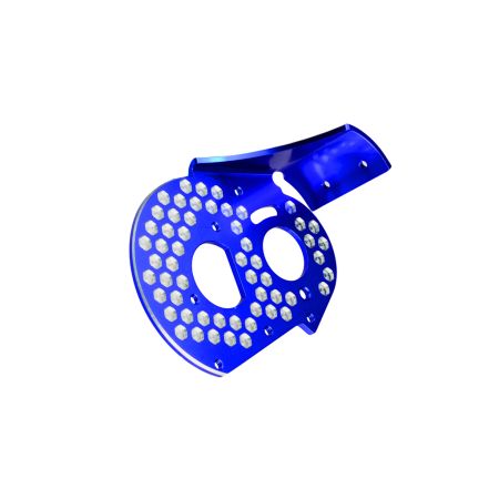 JConcepts RC10 Alloy Rear Motor Plate-Honeycomb-Blue (JC2319-1)