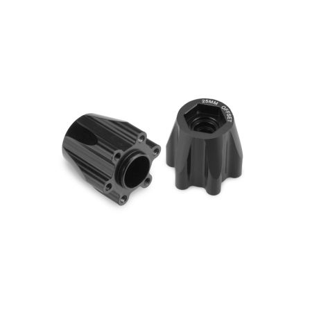 JConcepts Aluminum 12mm Hex Wheel Adaptor-25mm Offset-2pc (JC2401)