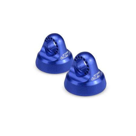 JConcepts Fin, 12mm V2 Shock Cap-Blue (JC2490-1)