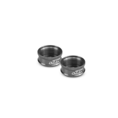 JConcepts Fin, VCS Shock Bottom Cap - Black (JC2492-2)