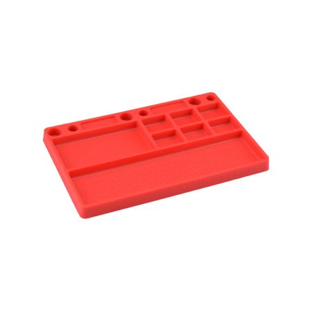 JConcepts JConcepts Parts Tray, Rubber Material - Red (JC2550-7)