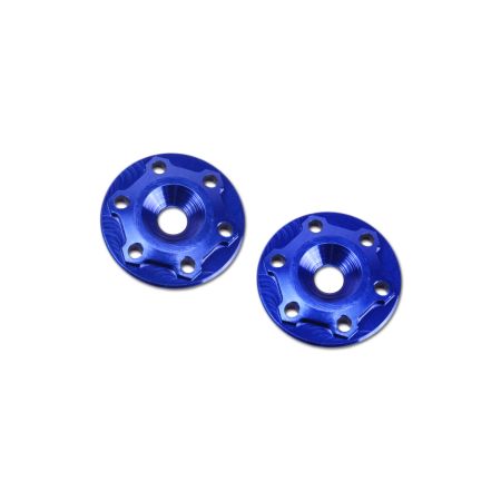 JConcepts B6.2/B6.3 Finnisher Aluminum Wing Buttons-Blue (JC2579-1)