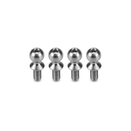 JConcepts Titanium Ball Stud 5.5x6mm -Regulator strg linkage (JC2899)