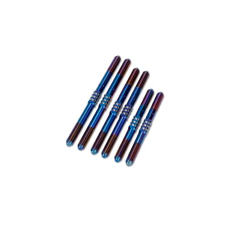 jConcepts Schumacher Cougar LD3 Fin Turnbuckle Kit - Blue (JC2969-1)
