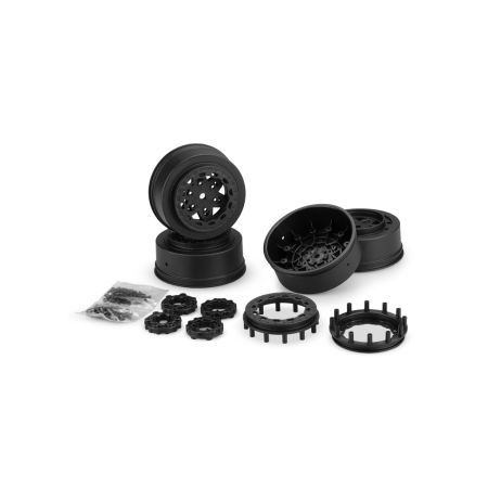 jConcepts Tremor, Traxxas UDR Front&Rear Wheel- Black- 4pc (JC3393B)