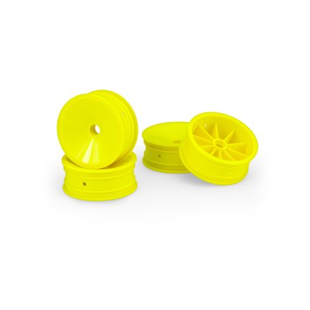 JConcepts Mono-2.2" Front Wheel (Yellow)-4pc (JC3403Y)