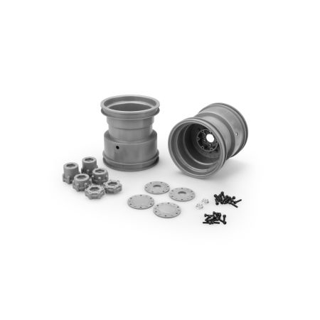 jConcepts Tribute 73's - 3.2 x 3.6" M/Truck Wheel Grey 2pc (JC3439S)