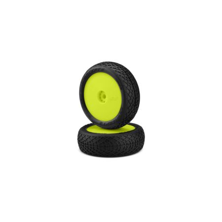 JConcepts Ellipse - Green Compound-Pre-mounted, Ylw Wheels (JC4002-2211)