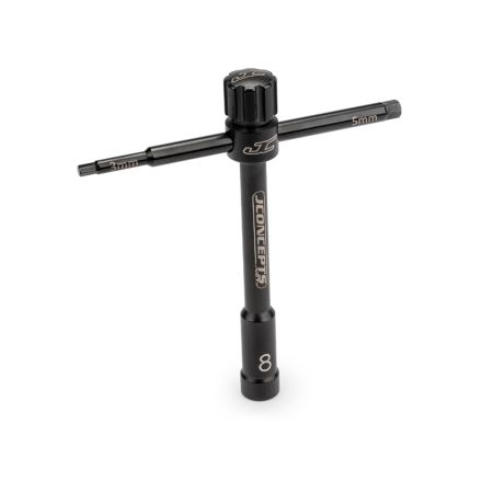 jConcepts Multi-Wrench - Black - 8mm (glow plug) - 3mm | 5mm (JC5026)
