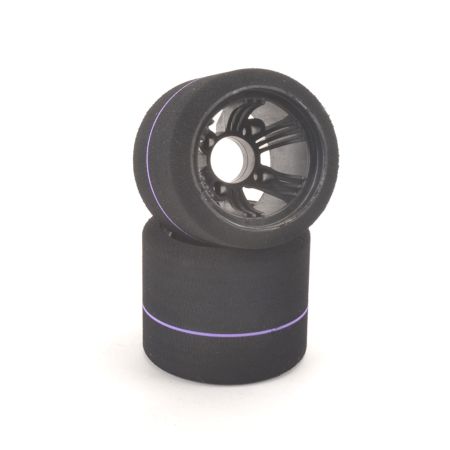 Contact RC WGT10 Rear 40Sh - Carbon Rim 61mm - Purple (JW2-40RA)