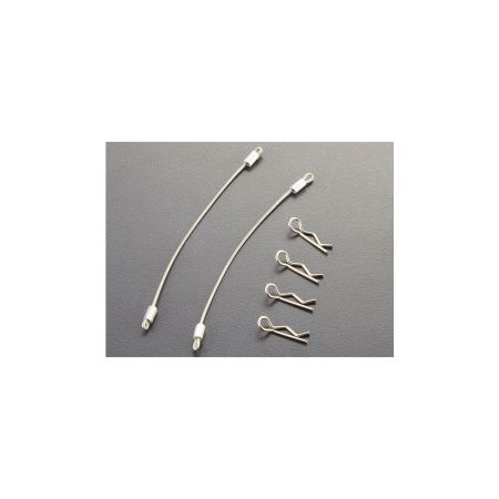 Killer Body Body Clips (4pcs.) with Metal cord 120mm (2pcs.)