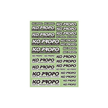 KO PROPO Decal Black/White (KO79072)