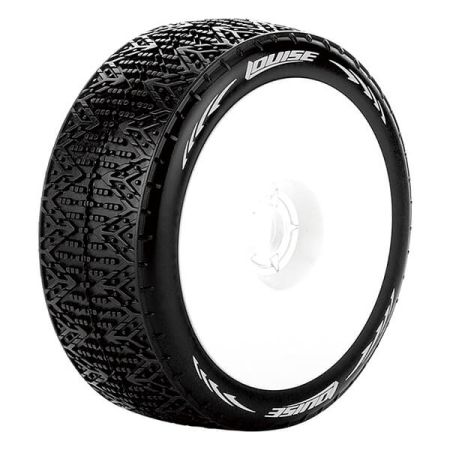 Louise RC B-Phantom 1:8 Fr/Rr Super Soft Hex 17mm White (L-T3152VW)