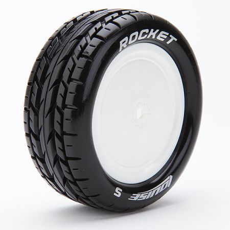 Louise RC E-Rocket 1:10 4wd/Fr Soft Kyosho Hex 12mm White (L-T3186SWKF)