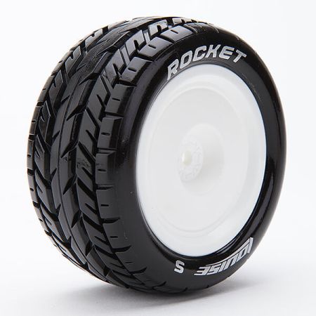 Louise RC E-Rocket 1:10 4wd/Rr Soft Kyosho Hex 12mm White (L-T3188SWKR)