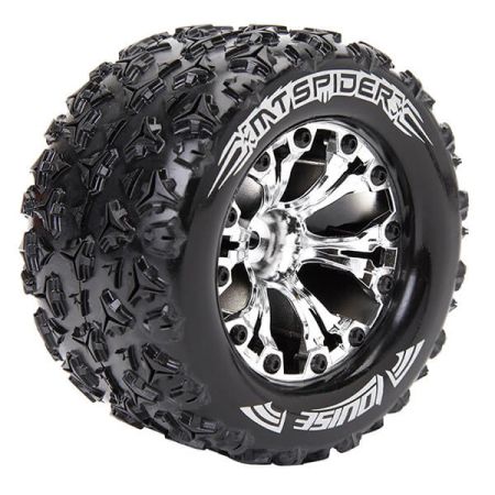 Louise RC MT-Spider 1:10 Soft Hex 14mm Black Chrome Arrma Granite (L-T3203SBCM)