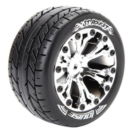Louise RC ST-Rocket 1:10 Soft Hex 14mm Black Chrome Arrma Granite (L-T3208SBCM)