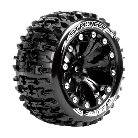 Louise RC ST-Pioneer 1:10 Soft Hex 14mm Black Arrma Granite (L-T3227SBM)