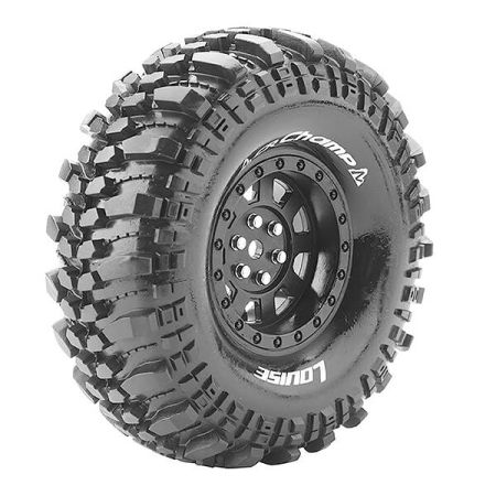 Louise RC CR-Champ 1:10 Super Soft Black Hex 12mm (L-T3231VB)