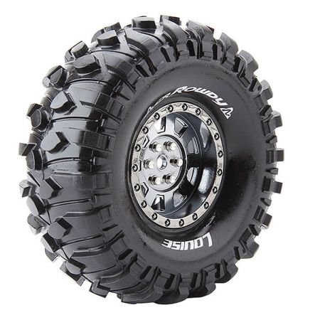 Louise RC CR-Rowdy 1:10 Super Soft Black Chrome Hex 12mm (L-T3233VBC)