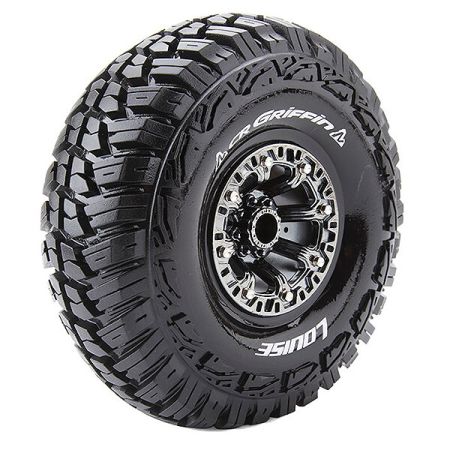 Louise RC CR-Griffin 1:10 Su Persoft Black Chrome Hex 12mm (L-T3235VBC)