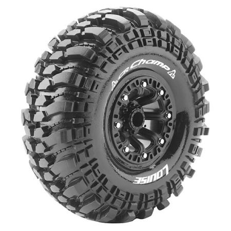 Louise RC CR-Champ 1:10 Super Soft Black Hex 12mm (L-T3236VB)