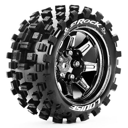 Louise RC ST-Rock 1:10 Soft H Ex 14mm Black Chrome Arrma Granite (L-T3273SBCM)