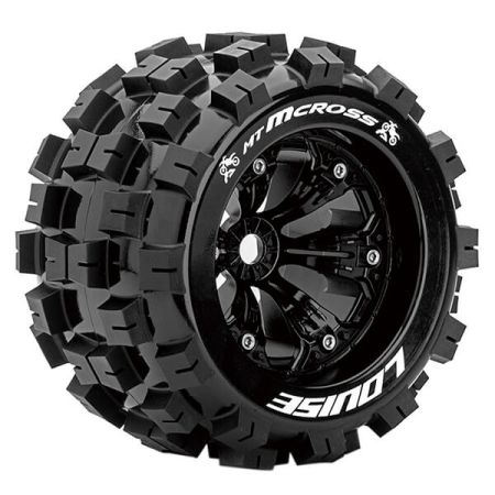 Louise RC MT-MCRoss 1:8 Sport 1/2 Offset Black EP E-Revo Fr (L-T3276BH)