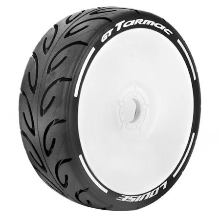 Louise RC GT-Tarmac 1:8 Fr/Rr Soft Hex 17mm White (L-T3285SW)