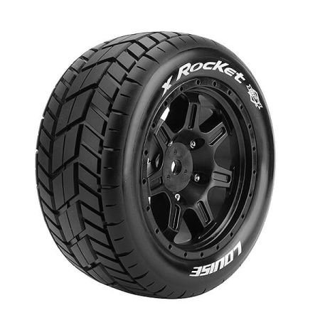 Louise RC X-Rocket Black Mounted X-Maxx Hex 24mm (L-T3295B) Louise RC X-Rocket Black Mounted X-Maxx Hex 24mm (L-T3295B)
