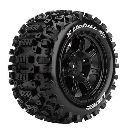 Louise RC X-Uphill Black Mounted X-Maxx Hex 24mm (L-T3297B)