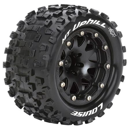 Louise RC MT-Uphill 1:10 Soft Bead-Lock/1/2 Offset Hex 12mm Black (L-T3309SBH)