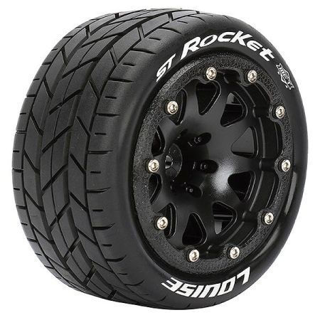 Louise RC ST-Rocket 1:10 Soft Hex 14mm Black Arrma Granite Black (L-T3311SBM)