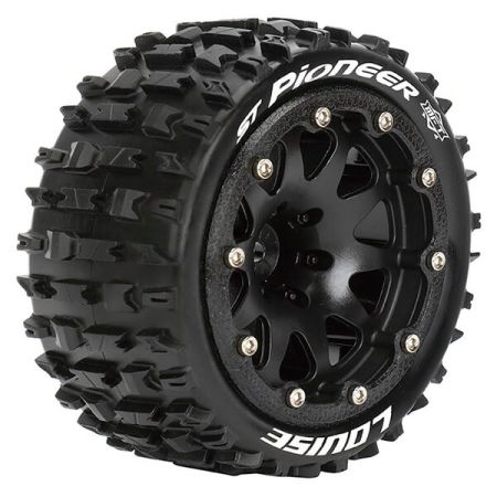 Louise RC ST-Pioneer 1:10 Soft Hex 14mm Black Arrma Granite Black (L-T3312SBM)