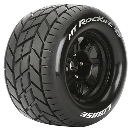 Louise RC MT-Rocket 1:8 Sport 0" Offset Hex 17mm Black (L-T3320B)
