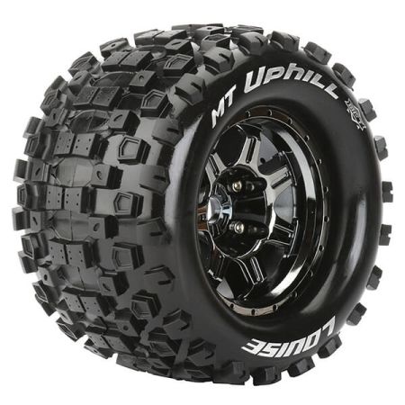 Louise RC MT-Uphill 1:8 Sport 0" Offset Hex 17mm Black Chrome (L-T3322BC)
