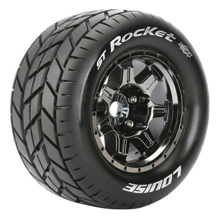 Louise RC ST-Rocket 1:8 Sport 1/2" Offset Hex 17mm Black Chrome (L-T3324BCH)