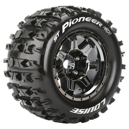 Louise RC ST-Pioneer 1:8 Sport 1/2" Offset Hex 17mm Black Chrome (L-T3325BCH)