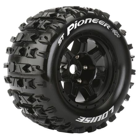 Louise RC ST-Pioneer 1:8 Sport 1/2" Offset Hex 17mm Black Chrome (L-T3325BH)