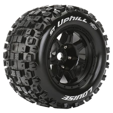 Louise RC ST-Uphill 1:8 Sport 0" Offset Hex 17mm Black (L-T3326B)
