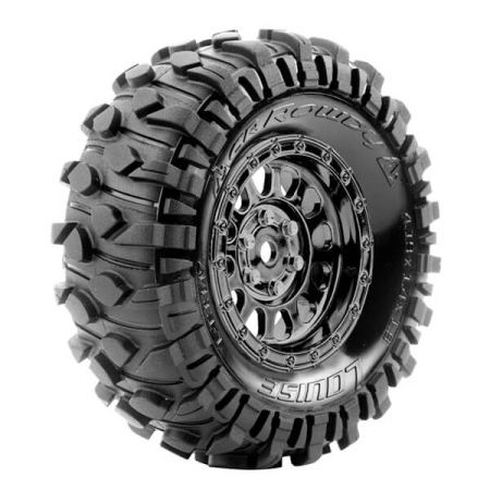 Louise RC CR-Rowdy 1:10 Super Soft Black Chrome Hex 12mm (L-T3347VBC)