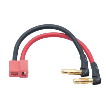 LRP Lipo H/C Adaptor Wire-4mm Male Plug-US (LRP65834)