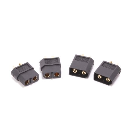 Monkey King XT60 Plug M/F Black - 2pcs (MK2980BK)