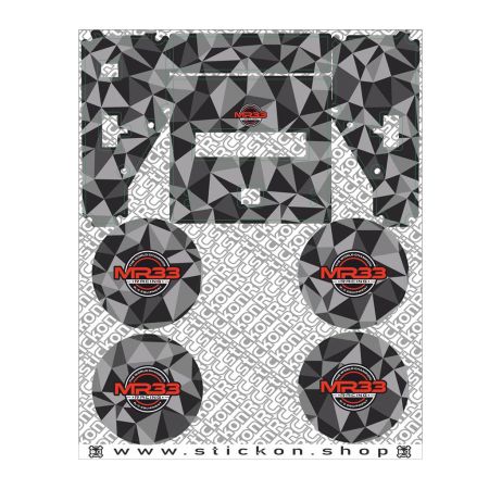 MR33 SKYRC Racing Star Tyre Warmer Skin (MR33-RSTW-S)