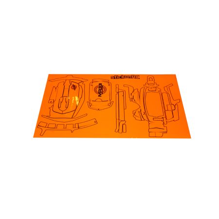 MR33 Sanwa MT-44 Skin - Neon Orange (MR33-S-MT44-O)